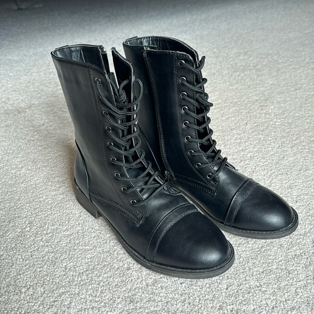 Forever 21 Black combat boots